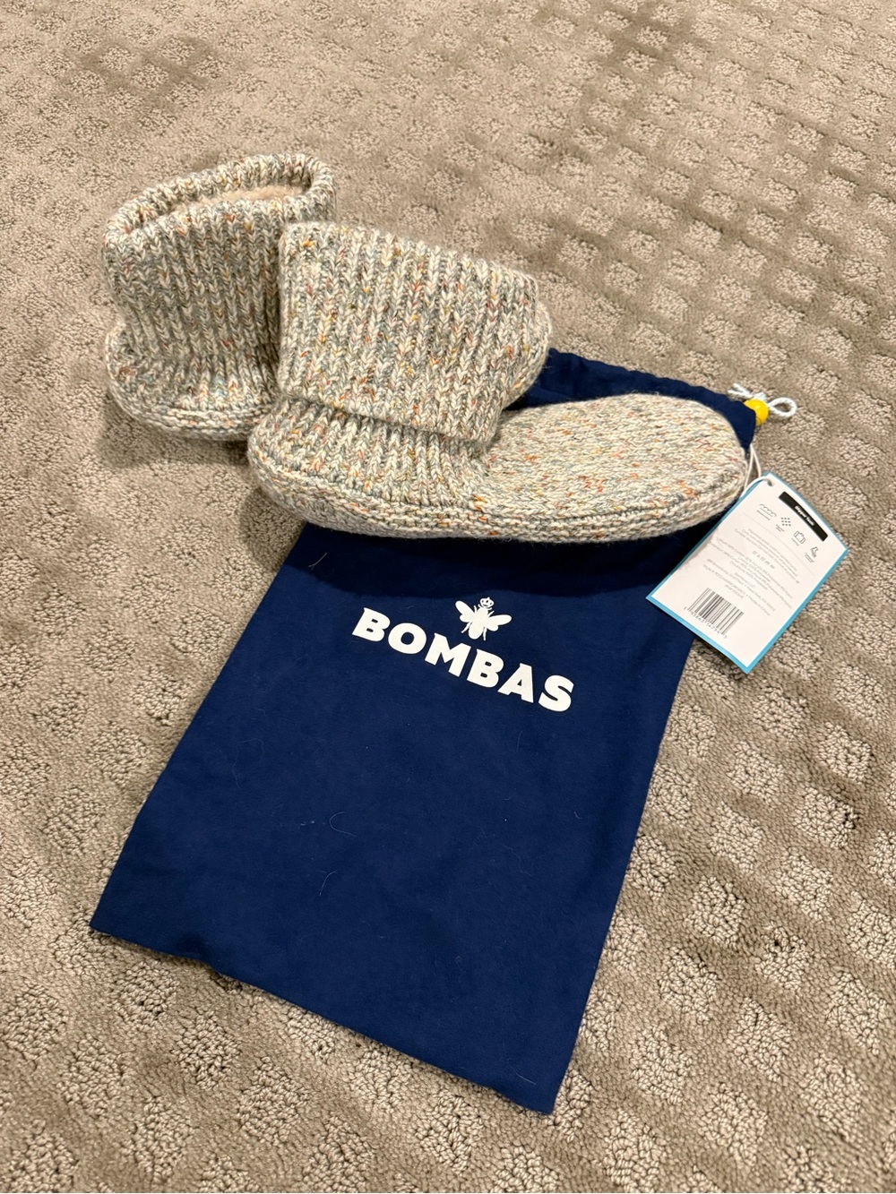Bombas Gripper Slipper Bootie Sherpa Lined